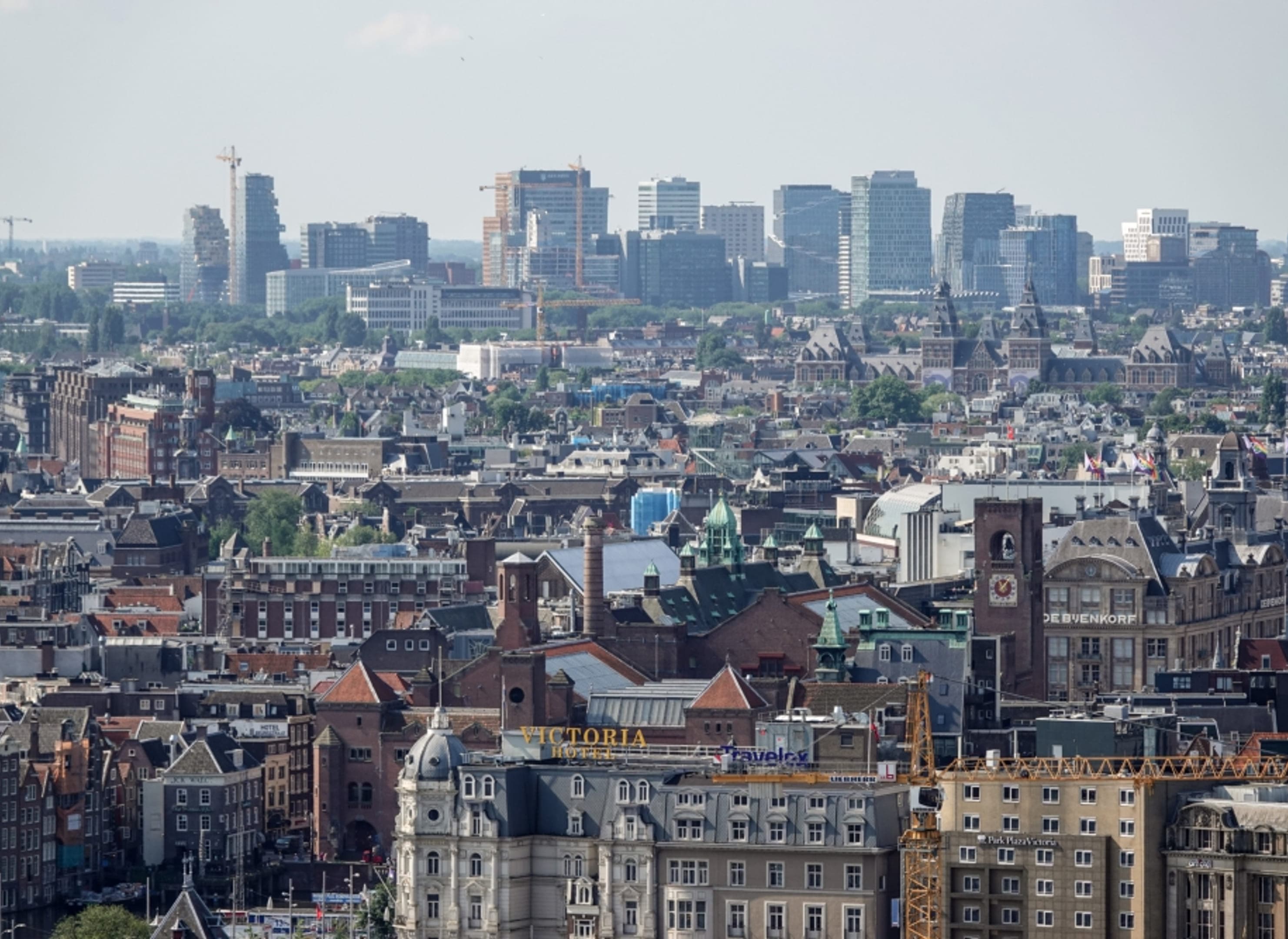 Uitzicht over de stad